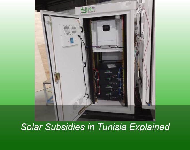 Solar Subsidies in Tunisia Explained